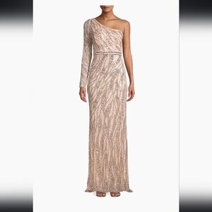 Mac Duggal One Shoulder Evening Gown